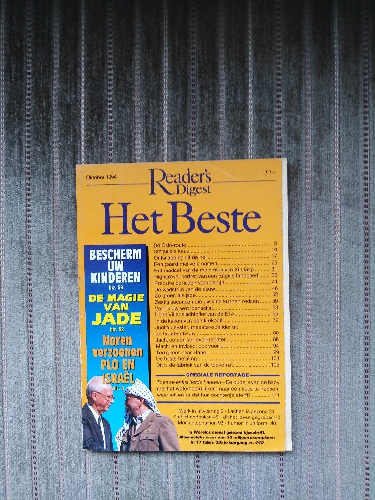 Het Beste - oktober 1994, Verzamelen, Ophalen of Verzenden, 1980 tot heden, Nederland, Tijdschrift