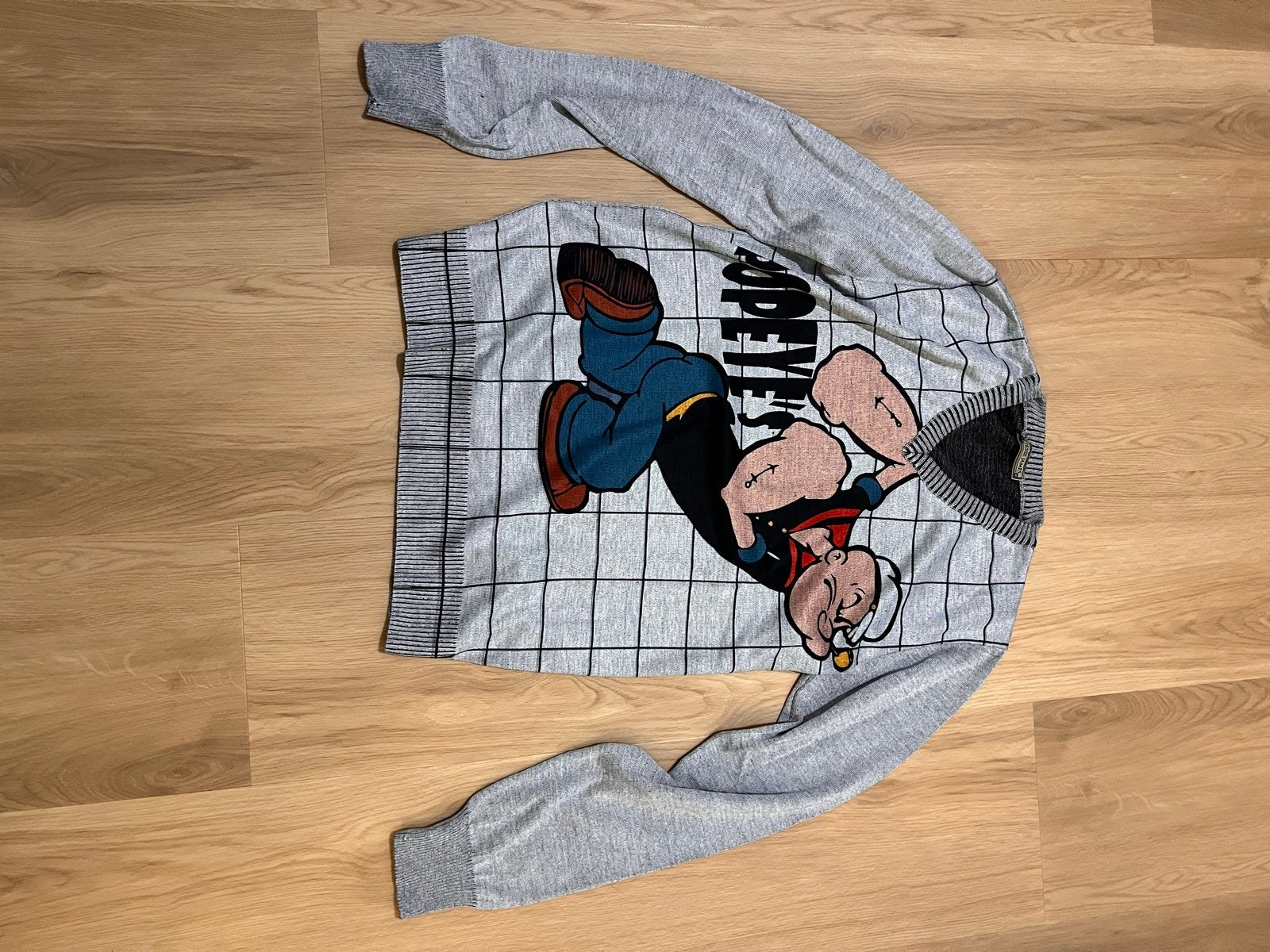Jesse James Popeye Trui Maat M, Ophalen, Zo goed als nieuw, Maat 48/50 (M), Grijs