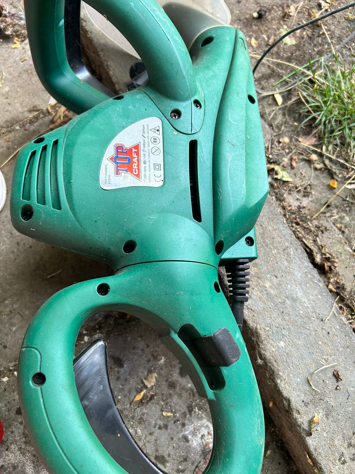Top Craft Heggenschaar - Elektrisch, 710W, Tuin en Terras, Ophalen of Verzenden, Gebruikt, Elektrisch
