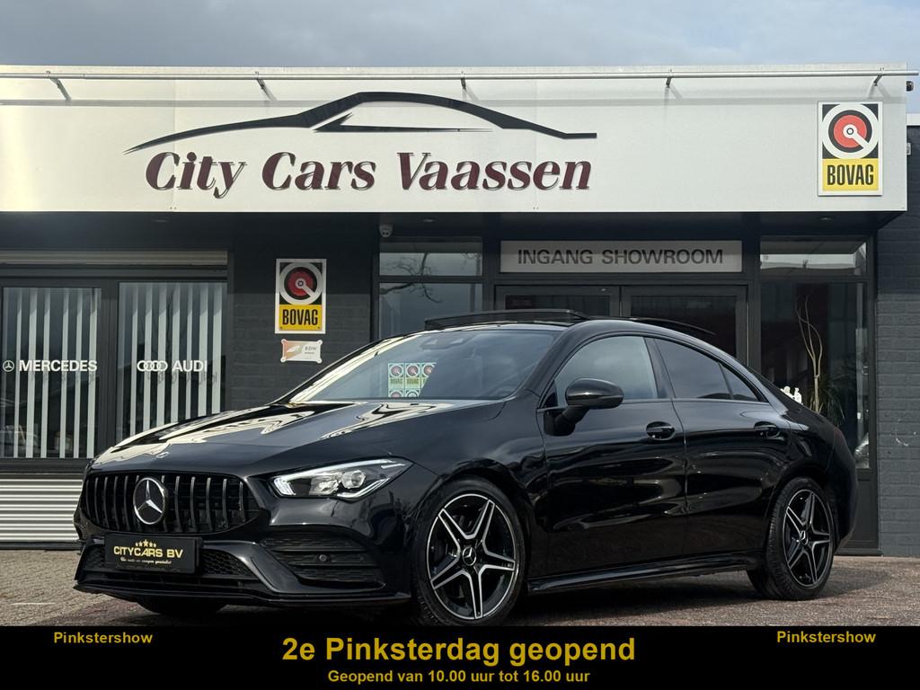 Mercedes-Benz CLA-Klasse 200 AMG-LINE automaat panodak navi, CLA, Gebruikt, 4 cilinders, Zwart