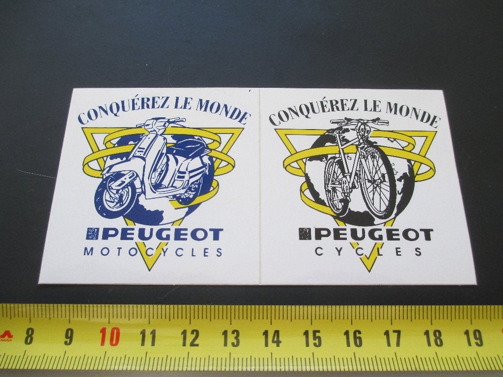 sticker PEUGEOT MOTO CYCLES  PEUGEOT CYCLES  Fiets *, Ophalen, Zo goed als nieuw