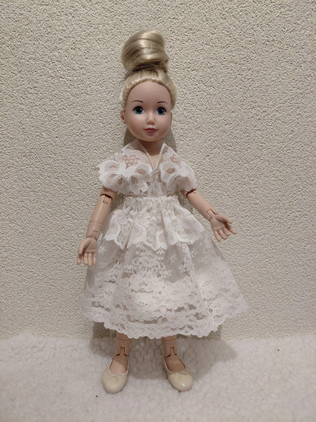Leuke Jolina Ballerina Pop in Kanten Jurkje 🤍, Ophalen of Verzenden, Gebruikt, Overige typen