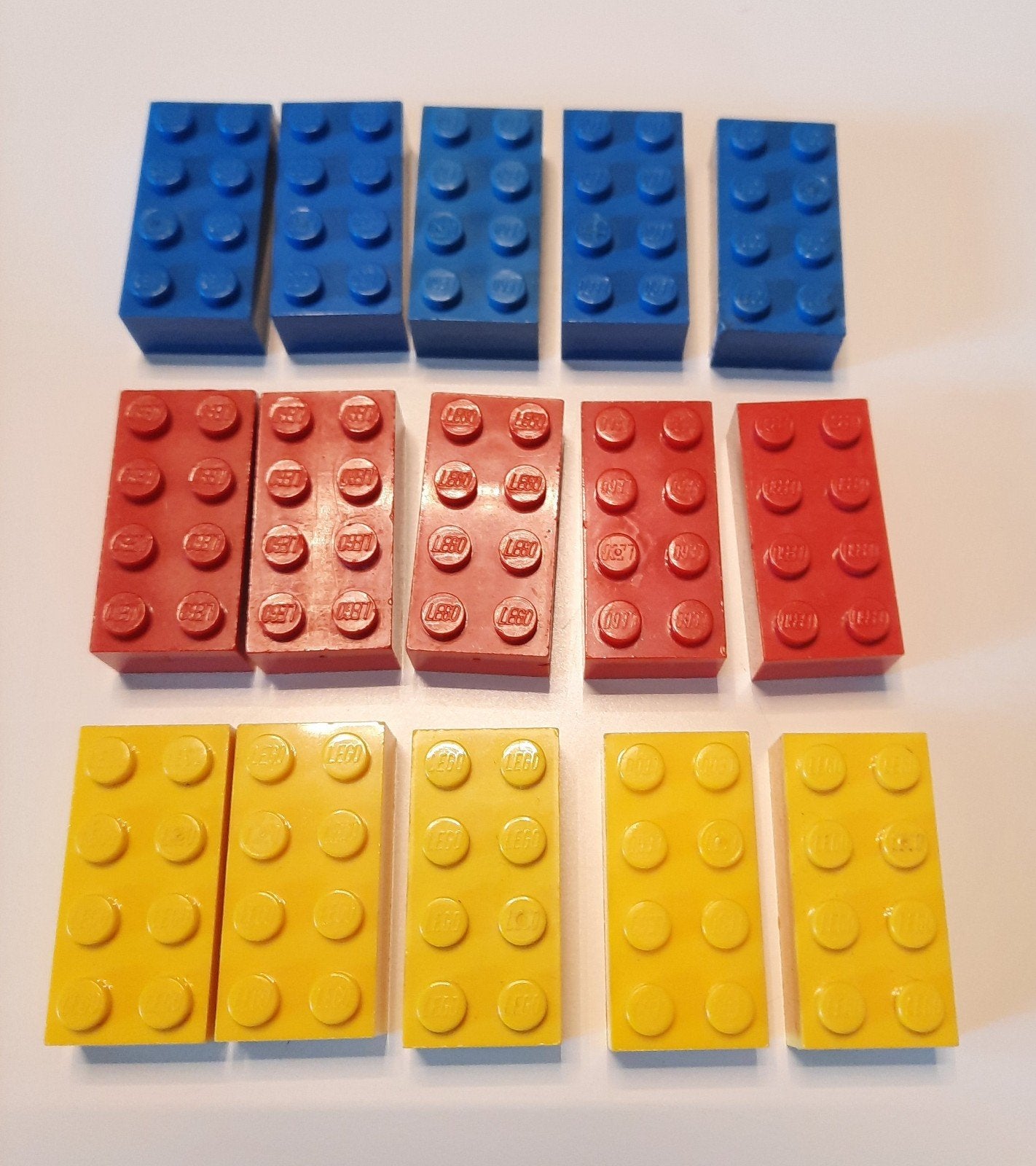 lego basis blokjes 2x4 (150 stuks), Verzenden, Gebruikt
