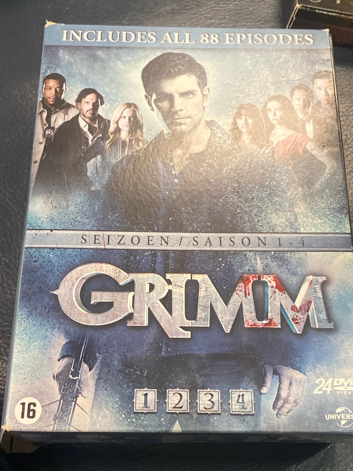 Grimm Seizoen 1-4 DVD Boxset - 88 afleveringen, Gebruikt, Vanaf 16 jaar, Seizoen 1, Science Fiction en Fantasy