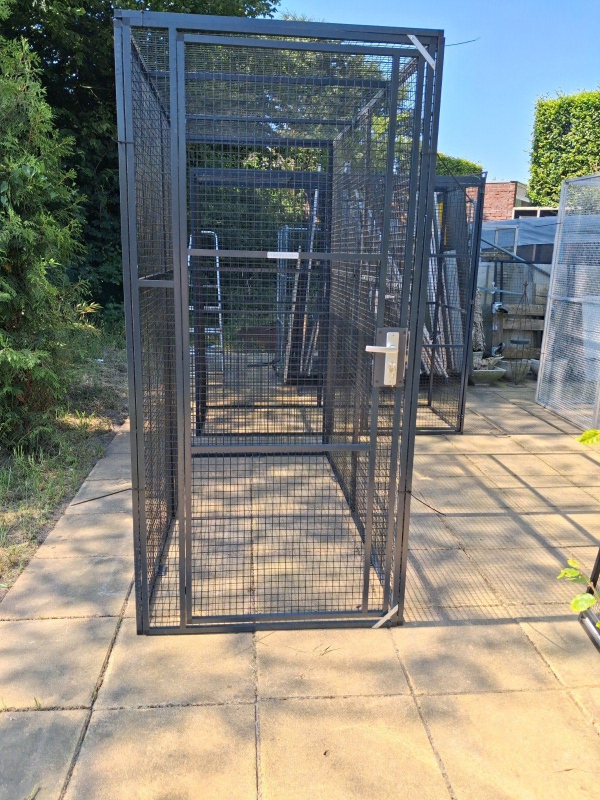 Nieuwe aluminium volière met zwarte Gaas, Dieren en Toebehoren, Ophalen, Nieuw, Aluminium, Volière