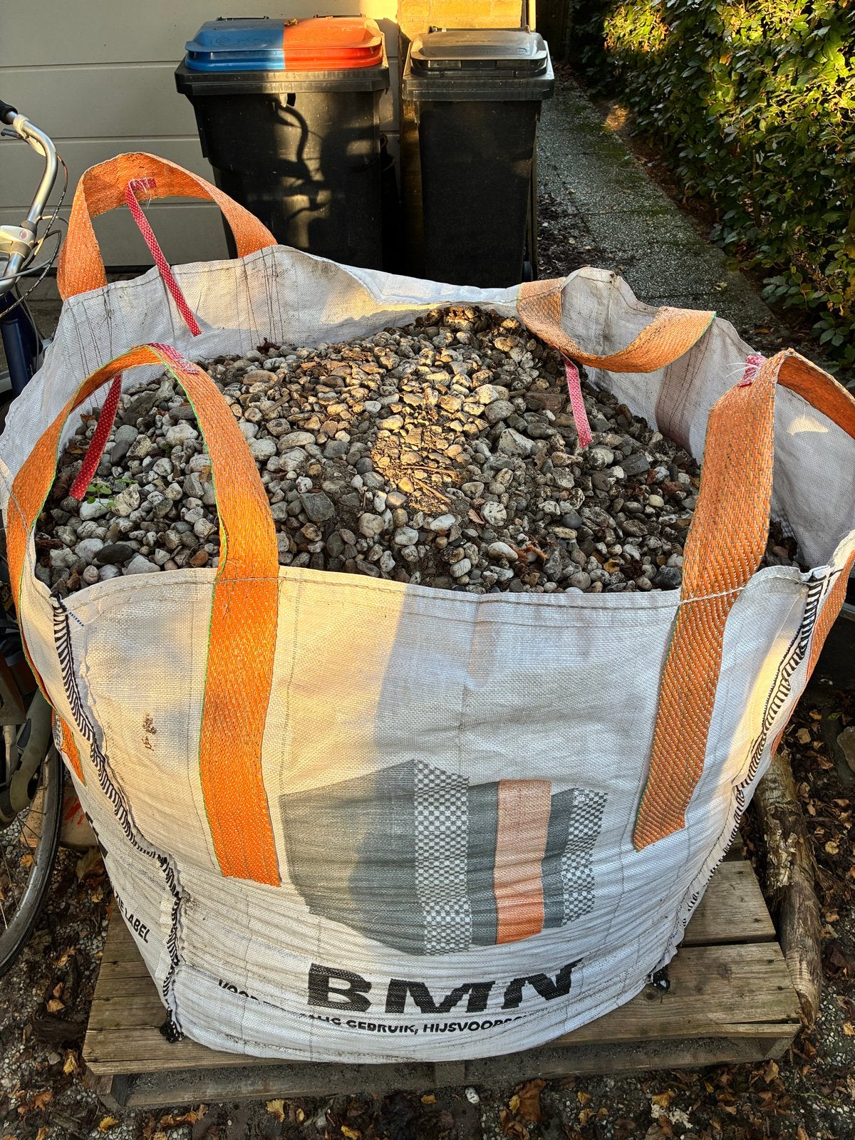 Gebruikt grind voor plat dak in big bag, Ophalen, Gebruikt, Overige typen
