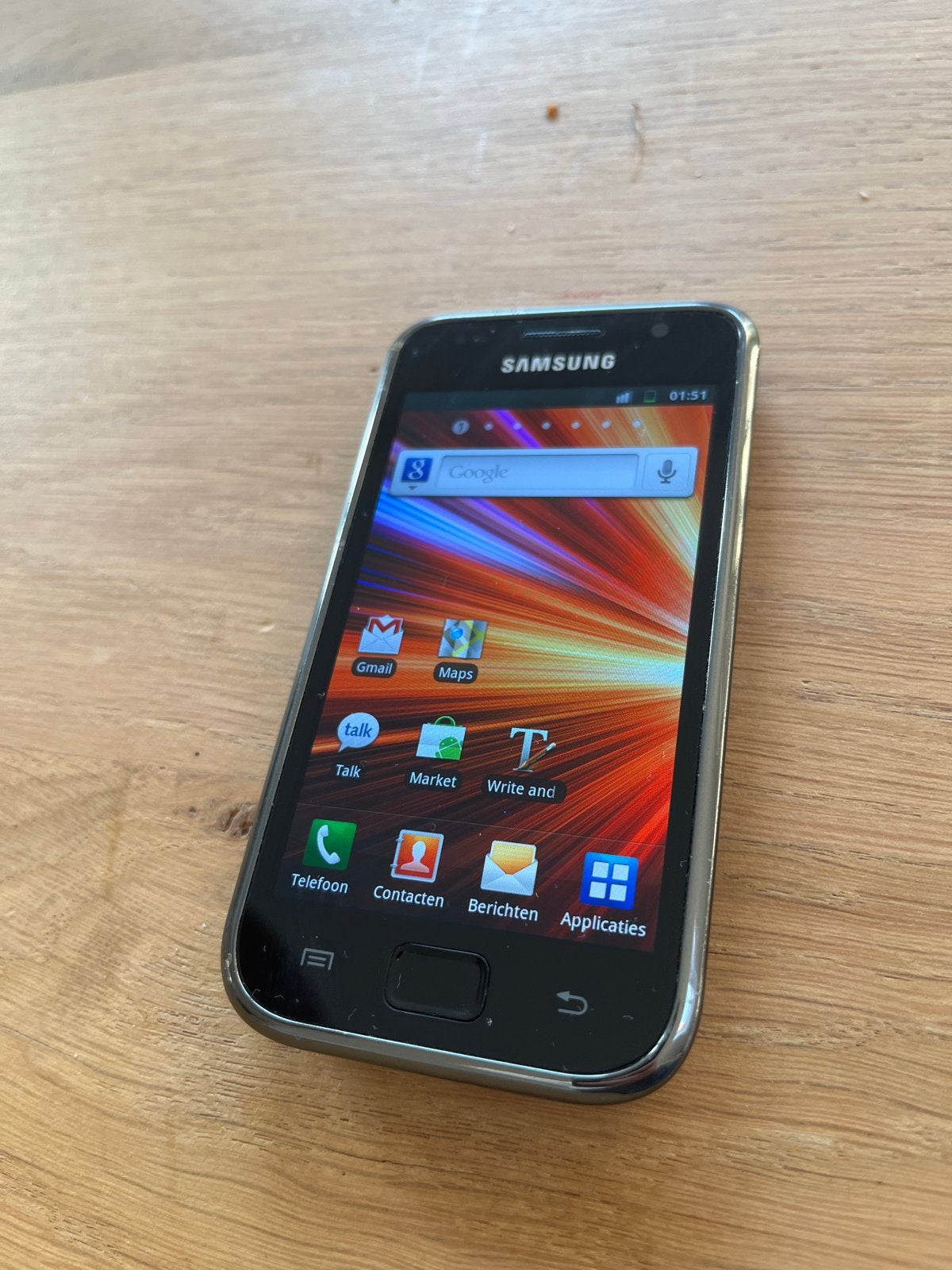 Samsung Galaxy S GT-I9001 Zwart, Telecommunicatie, Mobiele telefoons | Samsung, Gebruikt, Zwart, Touchscreen, 3 tot 6 megapixel