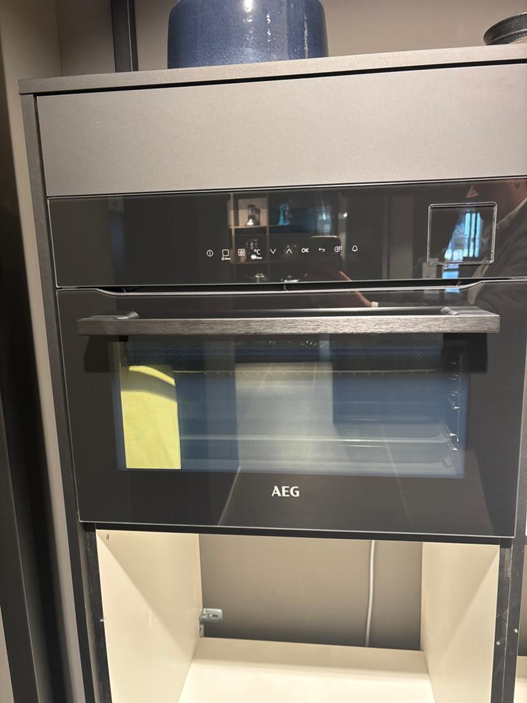 AEG Combi Stoomoven KSE792220 - Nieuwstaat, Nis 45cm, Ophalen, 45 tot 50 cm, AEG, Nieuw