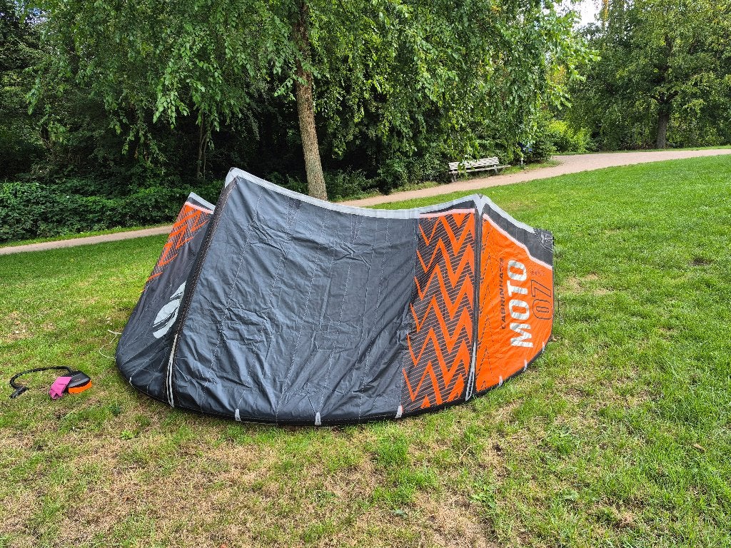 Cabrinha Moto 7m, Watersport en Boten, Geen board, Ophalen of Verzenden, Zo goed als nieuw, Kite