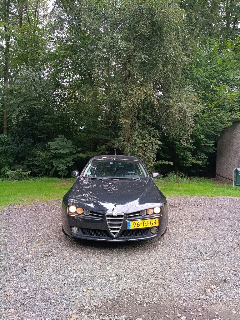 Alfa Romeo 159 2.2 JTS SW 2006 Zwart, Auto's, Voorwielaandrijving, Zwart, 4 cilinders, Zwart
