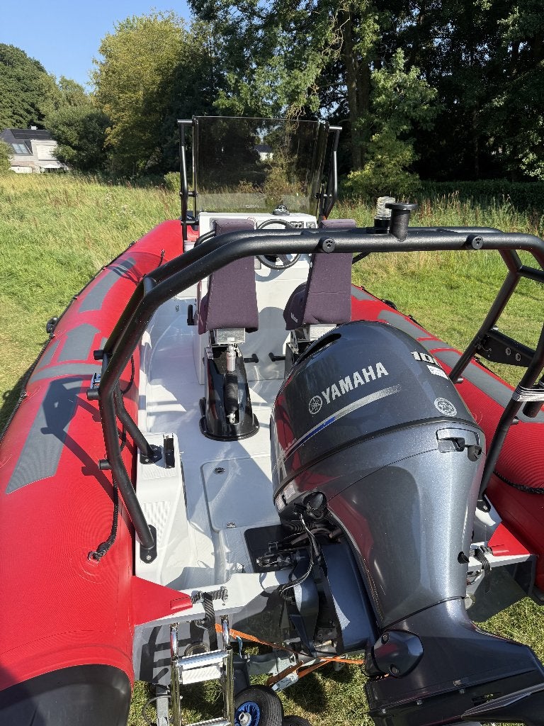Zodiac Open Pro 5.5, Polyester/glasvezel, Gebruikt, 5 m, Ophalen of Verzenden