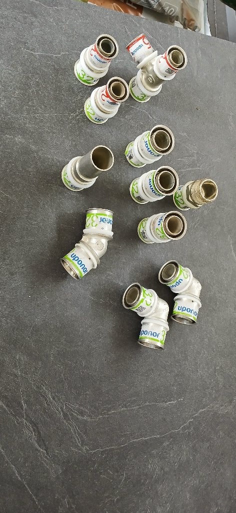 Uponor Unicor persfitting perskoppeling pers hulpstuk, Overige materialen, 6 meter of meer, Overige typen, Nieuw