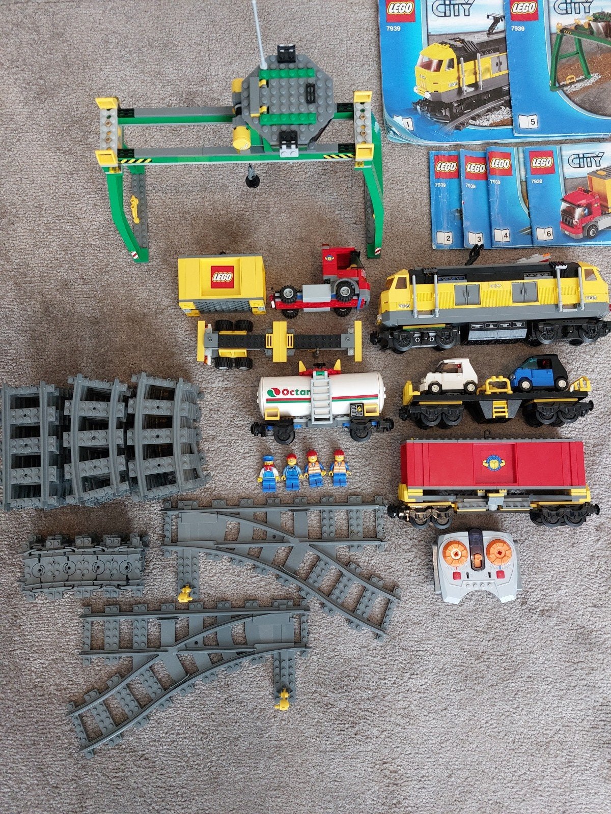 lego rc vrachttrein 7939, City, Lego, Ophalen of Verzenden, Zo goed als nieuw