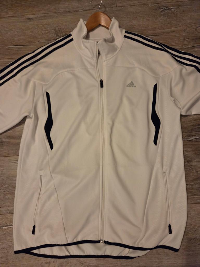 Adidas ClimaLite Trainingsjack nieuw XL, Kleding | Heren, Sportkleding, Wit, Ophalen of Verzenden, Adidas, Algemeen