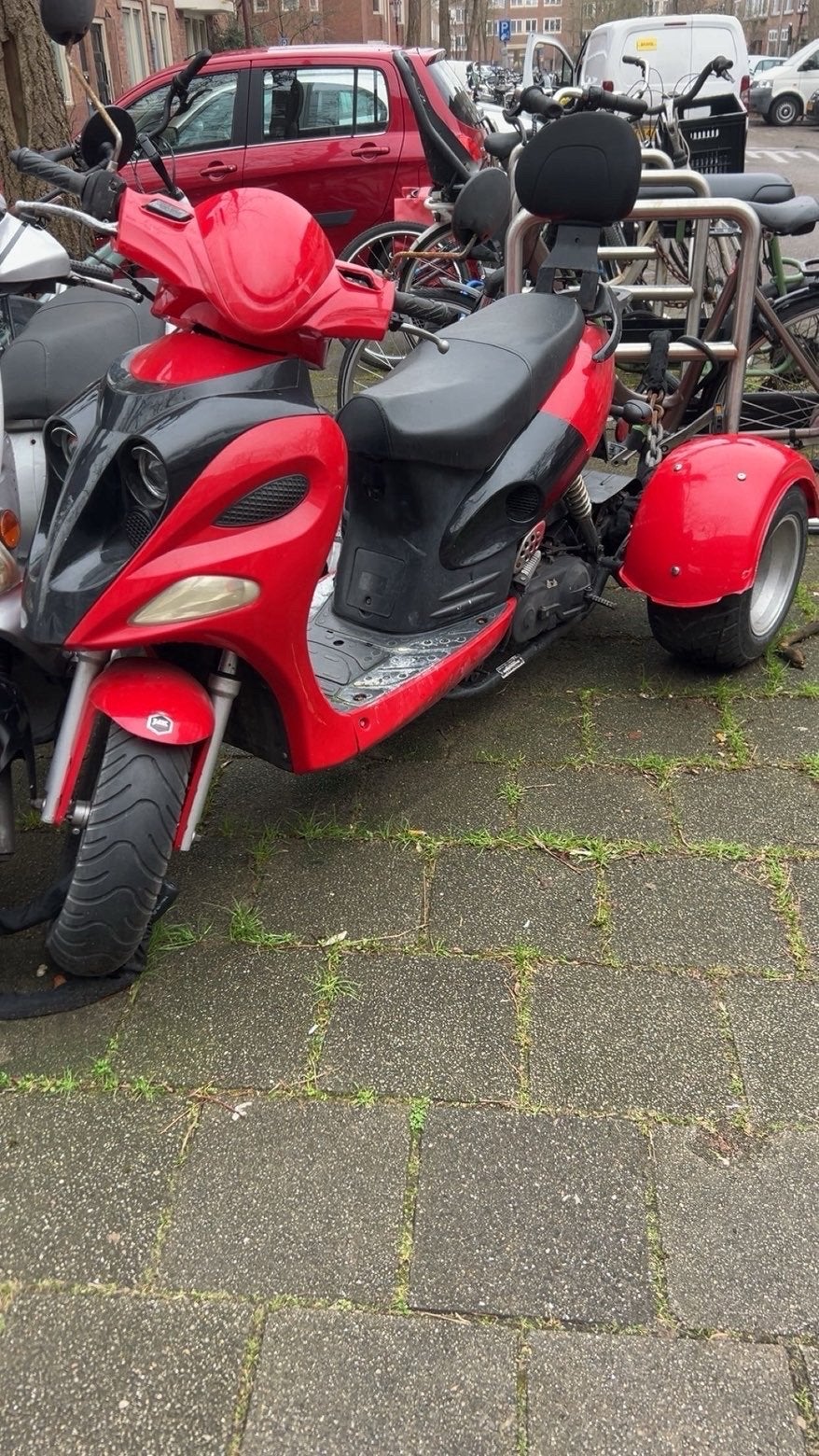 Gomax Hero driewielscooter - Cilinder defect, Fietsen en Brommers, Ophalen, Gebruikt, Benzine, Overige merken