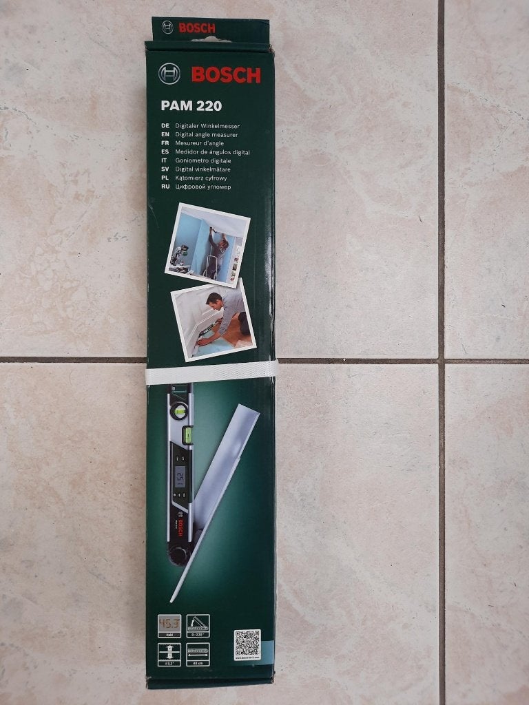 digitale hoekmeter Bosch PAM 220, Ophalen, Nieuw, Overige meters