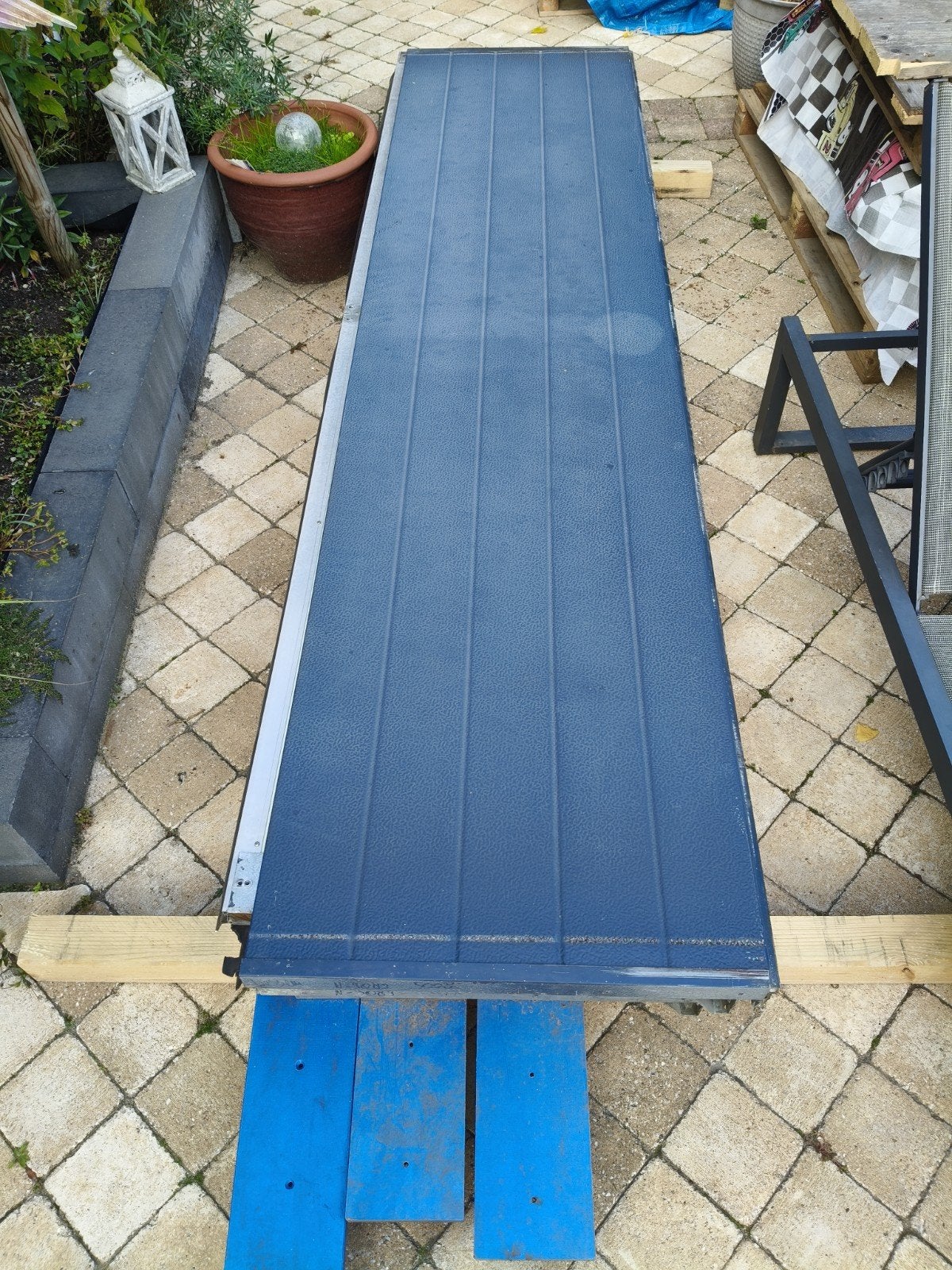 Hormann SupraMatic E3 Rolpoort 4 panelen, Doe-het-zelf en Verbouw, Ophalen, Garagedeur, Kunststof, Gebruikt