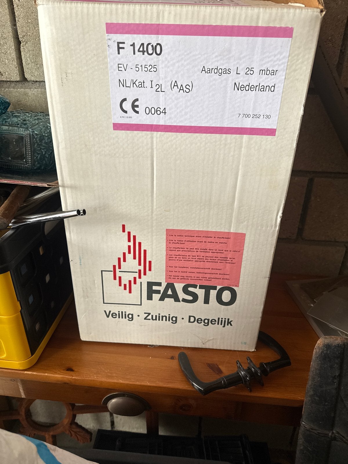 FASTO F 1400 Aardgas CV-ketel - Nieuw in doos, Ophalen of Verzenden, Nieuw, Cv-ketel of Combi-ketel