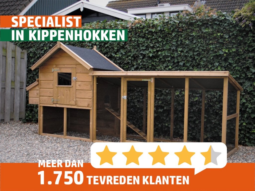 Kippenhok Elst | Duurzaam dierenverblijf | Passend advies, Ophalen of Verzenden, Nieuw, Kippenhok of Kippenren
