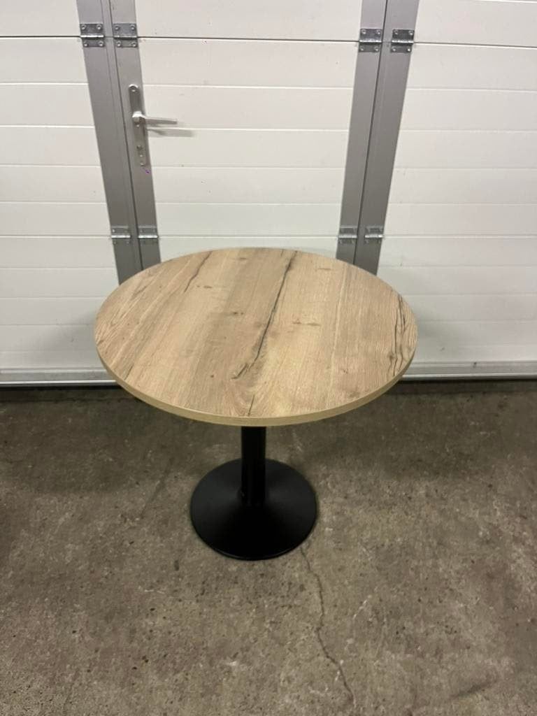 14 stuks horeca restaurant bistro houtlook Tafels rond 70 cm, Ophalen