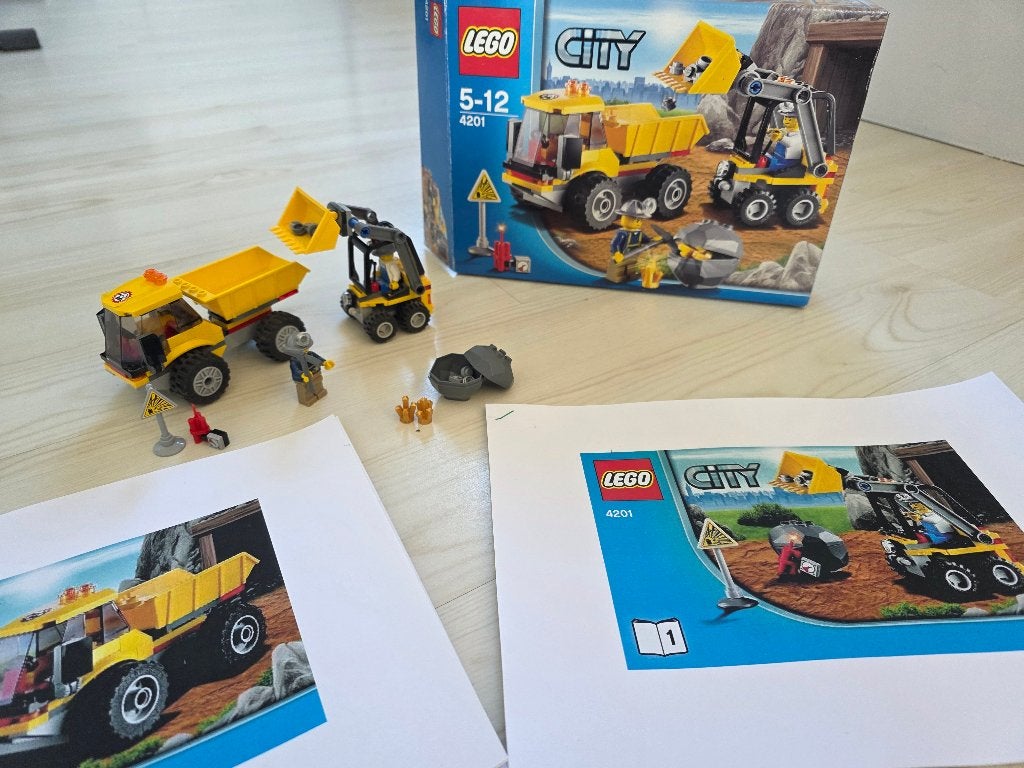 LEGO City Kiepwagen met Laadschop - 4201, Inclusief instructies, Lego, Ophalen of Verzenden, Complete set