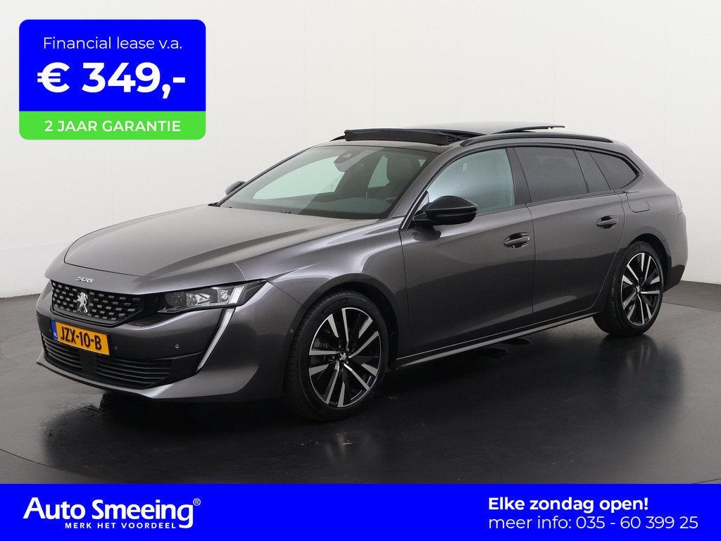 Peugeot 508 SW 1.6 HYbrid GT Pack | Panoramadak | Plug-In |, Auto's, Peugeot, Gebruikt, Euro 6, 4 cilinders, Alcantara
