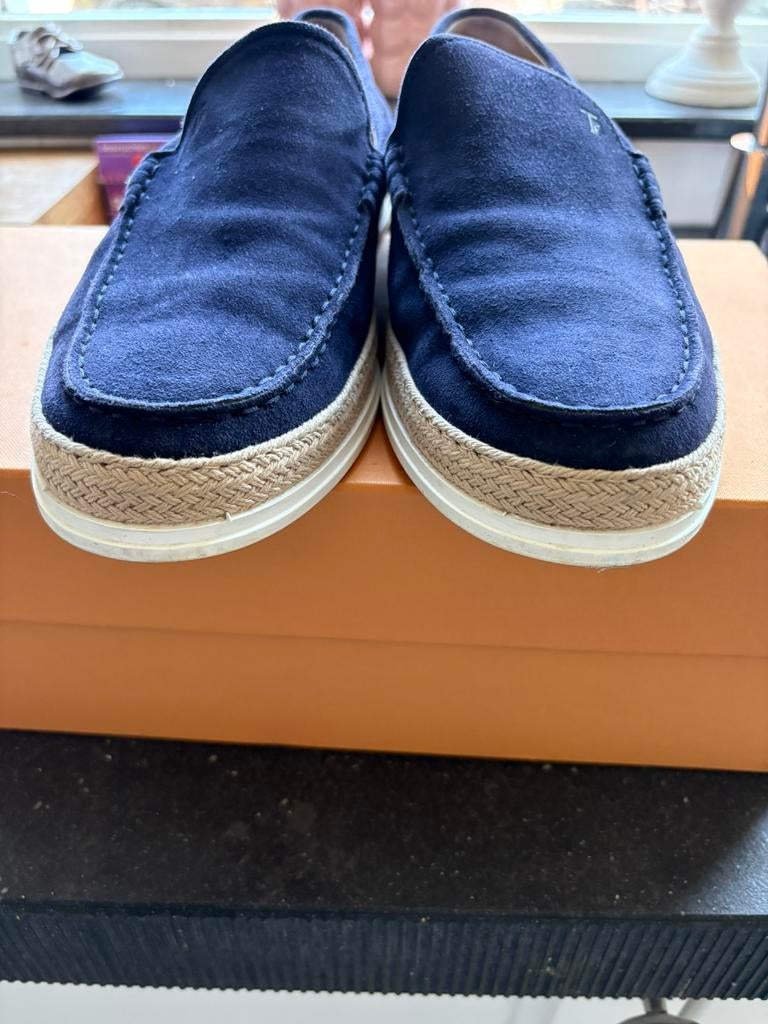 Tods (Tod’s) instap schoenen maat 42, Ophalen of Verzenden, Zo goed als nieuw, Blauw, Loafers