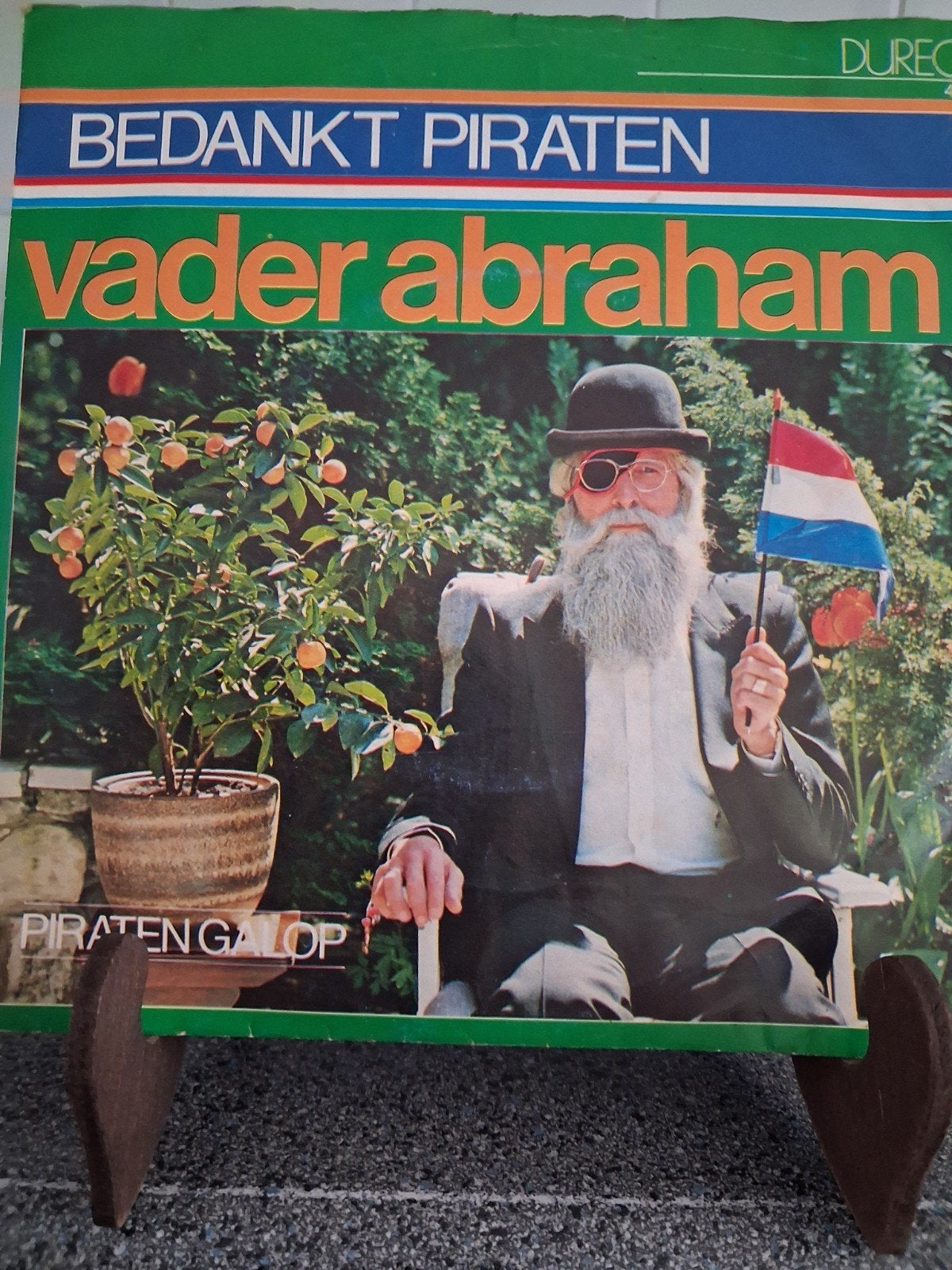 PIRATEN SINGELTJE VADER ABRAHAM BEDANKT PIRATEN, Overige formaten, Ophalen of Verzenden, Zo goed als nieuw, Levenslied of Smartlap