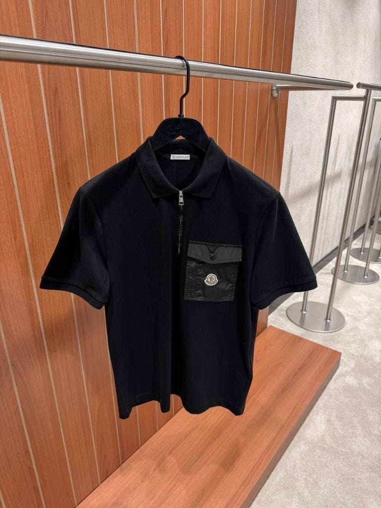 Moncler Zomerset, Kleding | Heren, T-shirts, Nieuw, Overige maten, Zwart, Ophalen of Verzenden