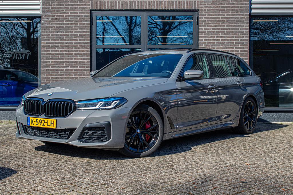 BMW 5 Serie 530i G31 Touring M Sport / Laser / Pano / Trekha, Auto's, Automaat, Achterwielaandrijving, Gebruikt, 4 cilinders
