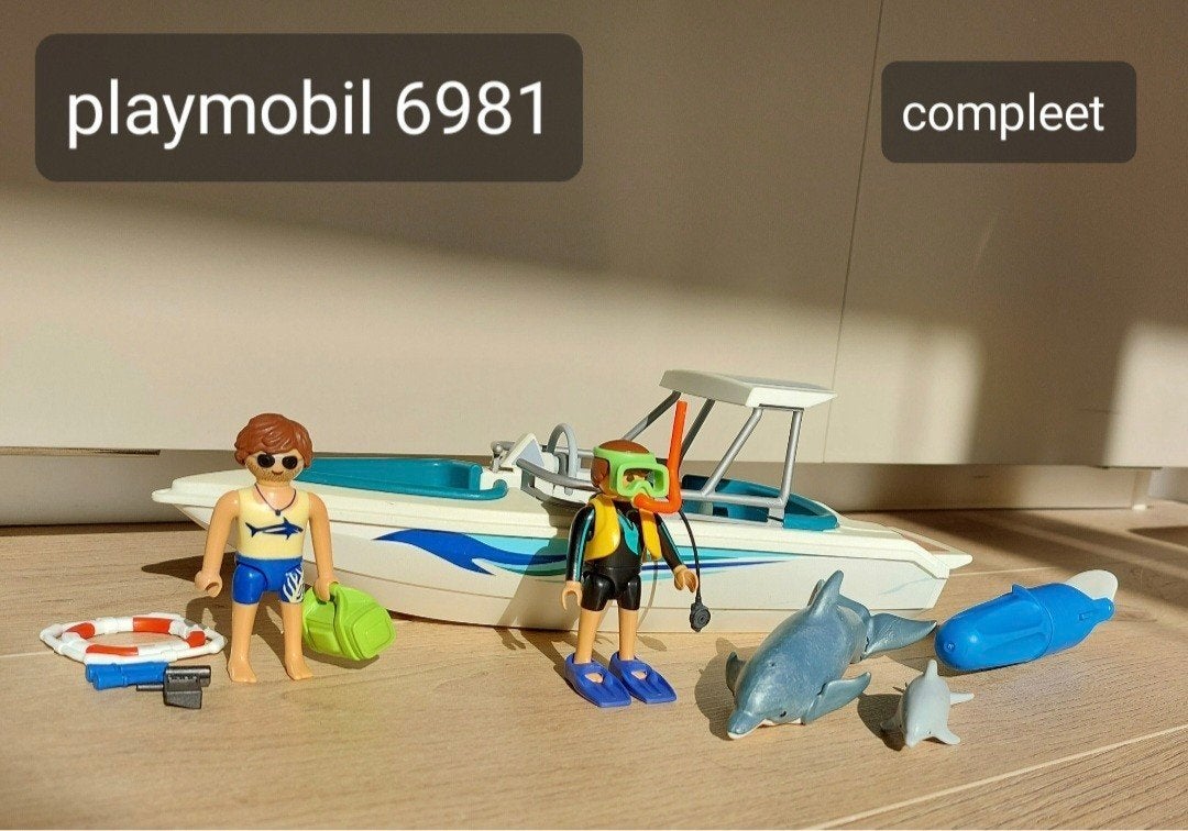 Playmobil 6981 Duikboot met dolfijnen en figuren, Ophalen of Verzenden