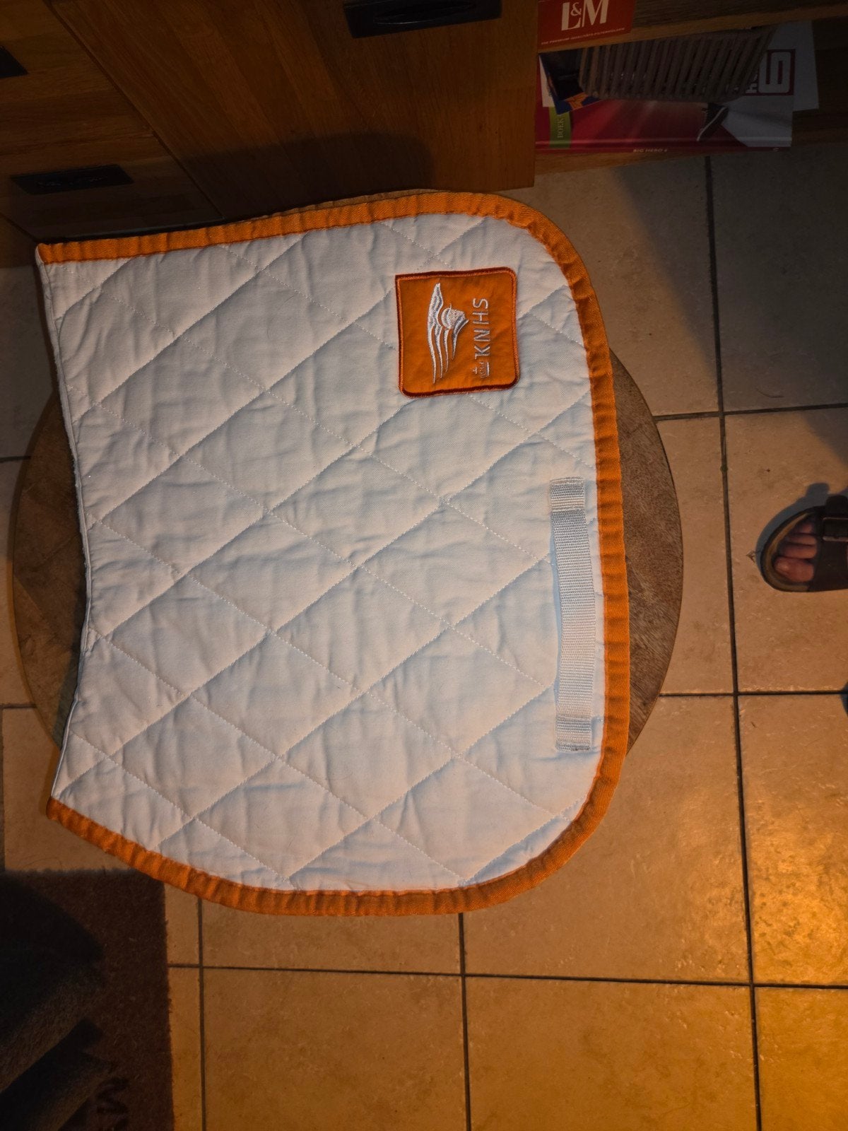 wit dekje knhs maat cob, Wit, Cob (M), Ophalen of Verzenden, Zo goed als nieuw