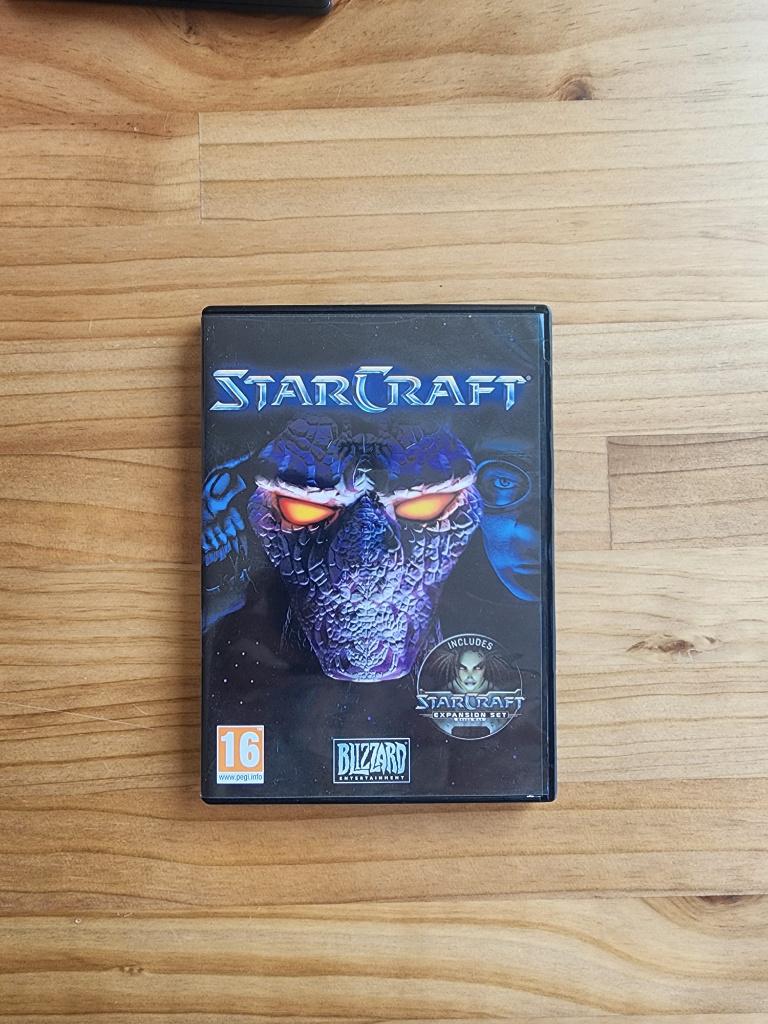 StarCraft + StarCraft Brood War, 1 speler, Ophalen of Verzenden, Zo goed als nieuw, Vanaf 3 jaar
