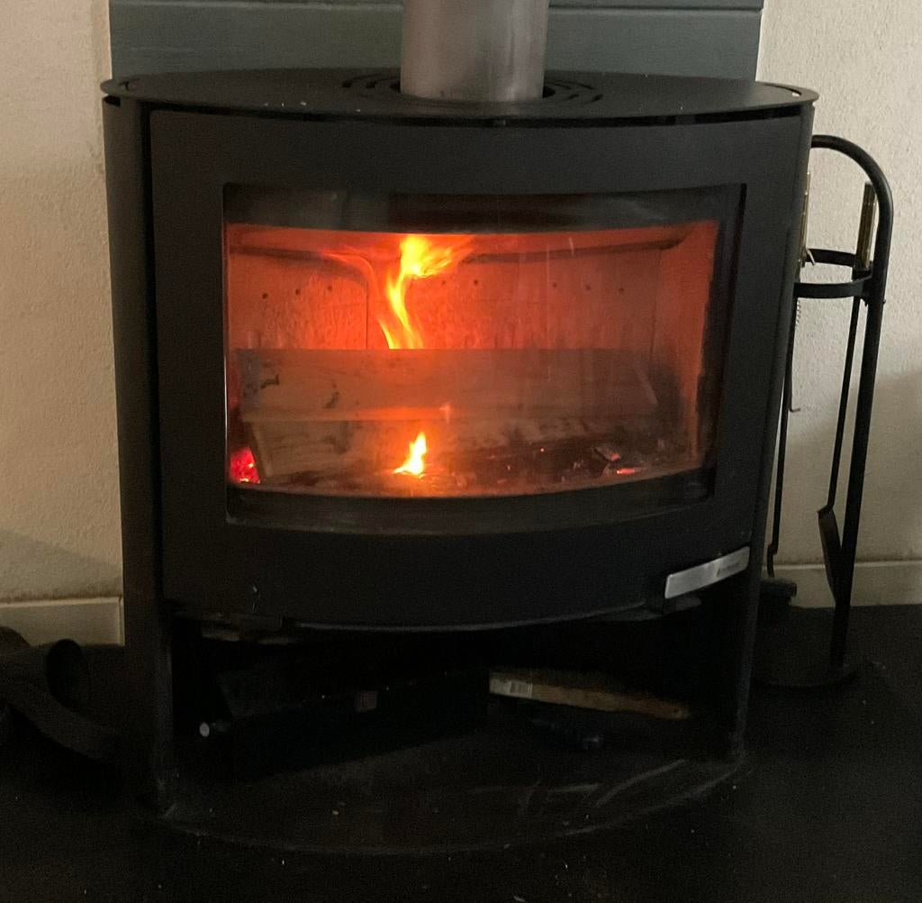 Hout kachel ,Deense kachel, uitstekende kwaliteit, Huis en Inrichting, Kachels, Ophalen of Verzenden, Zo goed als nieuw, Hout