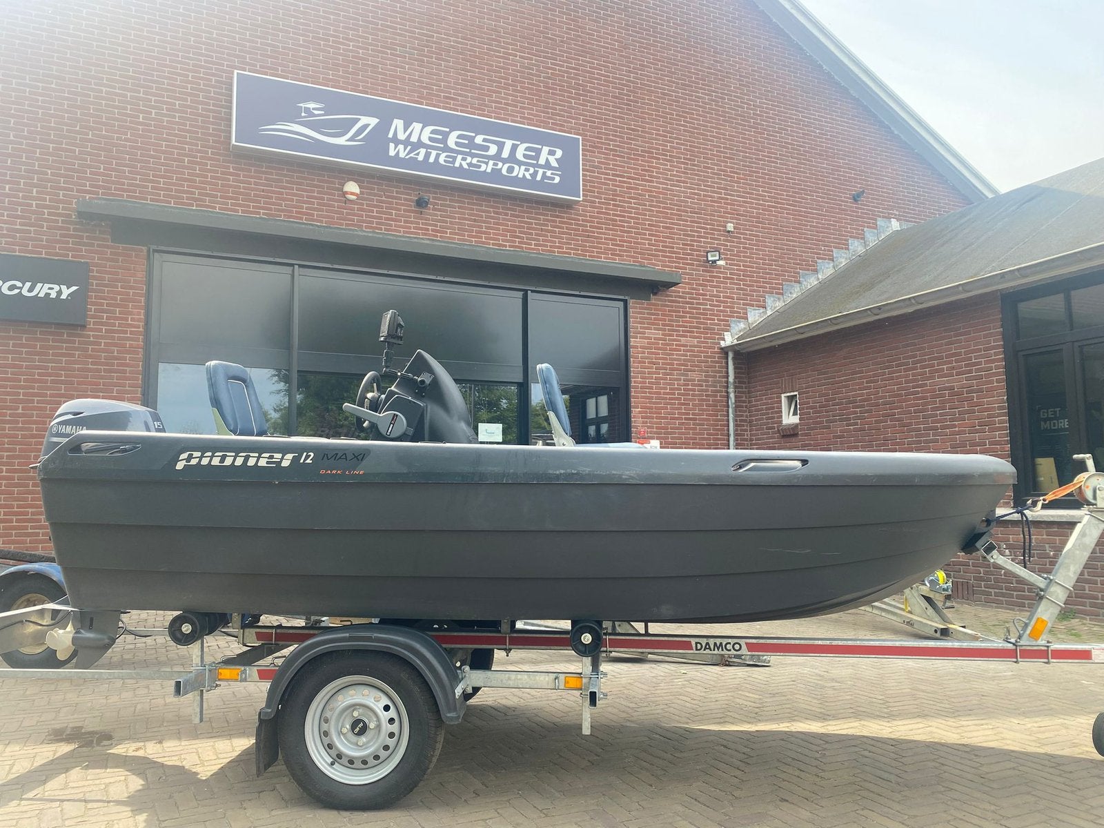 Console / Visboot / 15 pk Yamaha 4 takt / 2018 / Trailer, Watersport en Boten, Ophalen, Zo goed als nieuw, Buitenboordmotor, Elektrische start