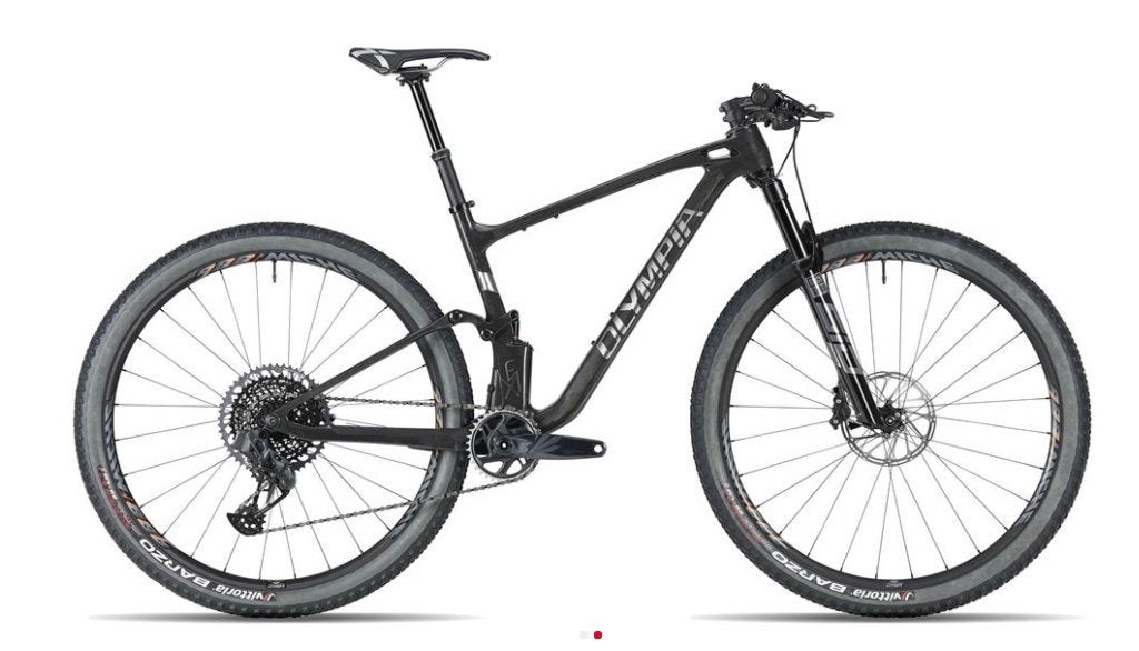 Olympia F1-X Sram Maat M - 40% Korting, Fully, Olympia, 45 tot 49 cm, Nieuw