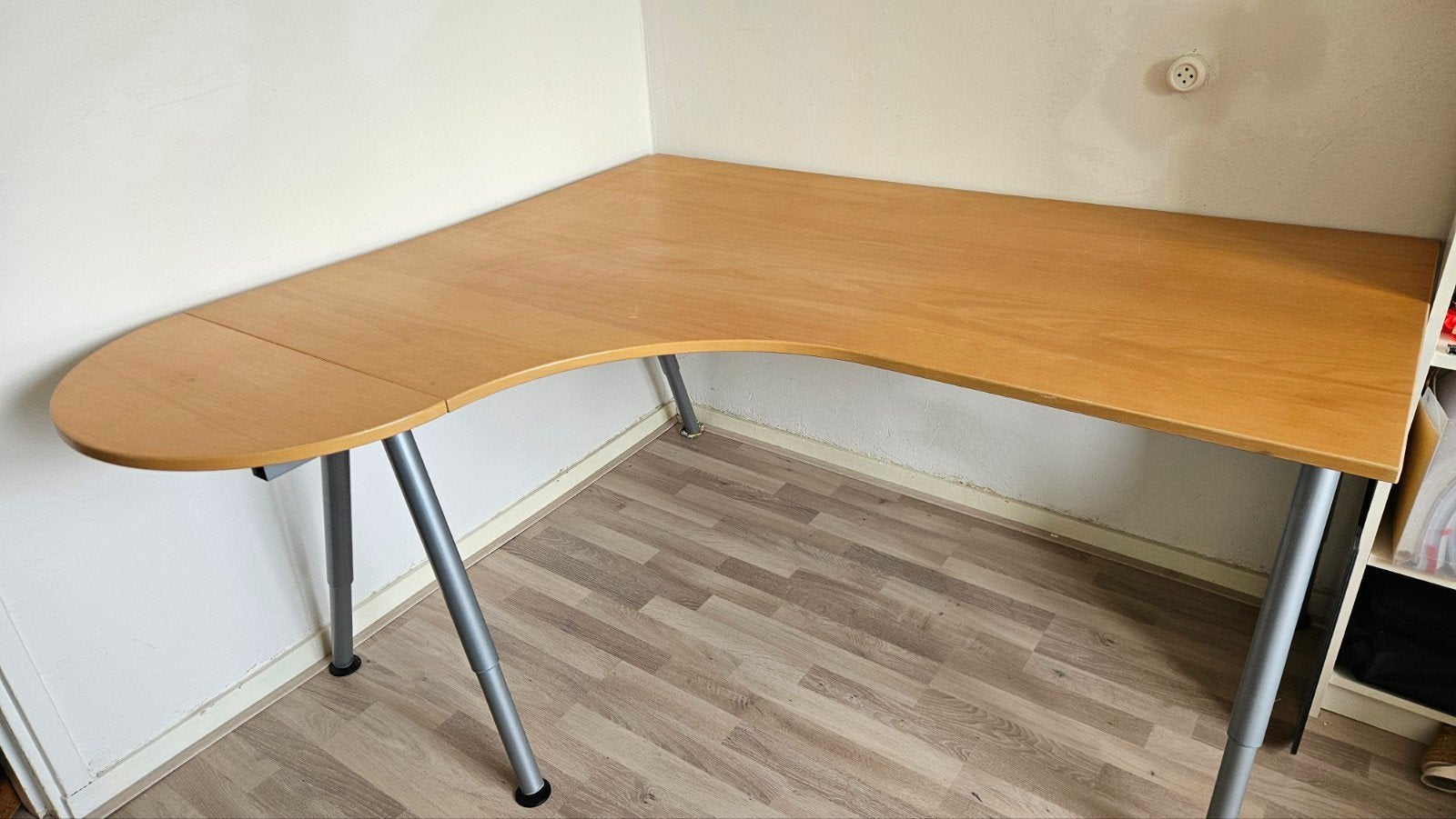 Hoek bureau Galant Ikea, Ophalen, 160 cm, Gebruikt, 120 cm