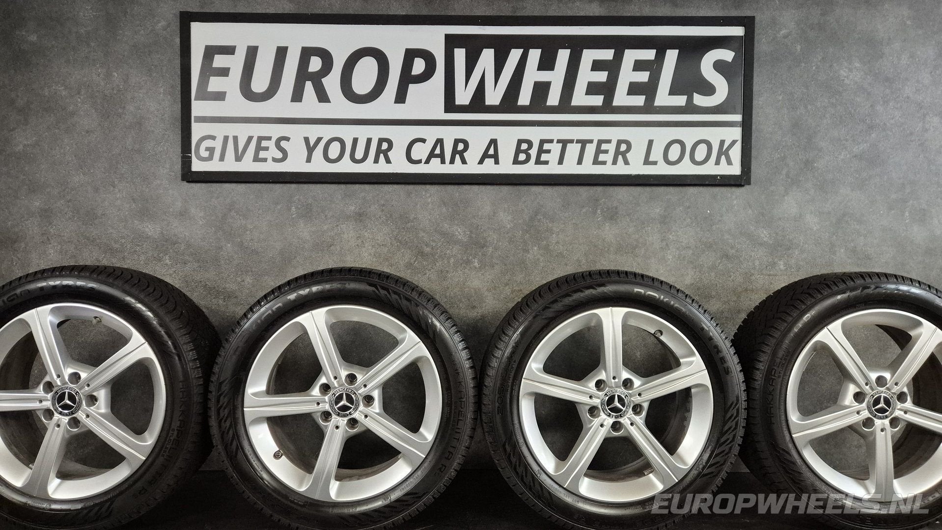 17 inch Mercedes W177 W247 CLA velgen winterbanden, Auto-onderdelen, Banden en Velgen, Gebruikt, -, -, Banden en Velgen