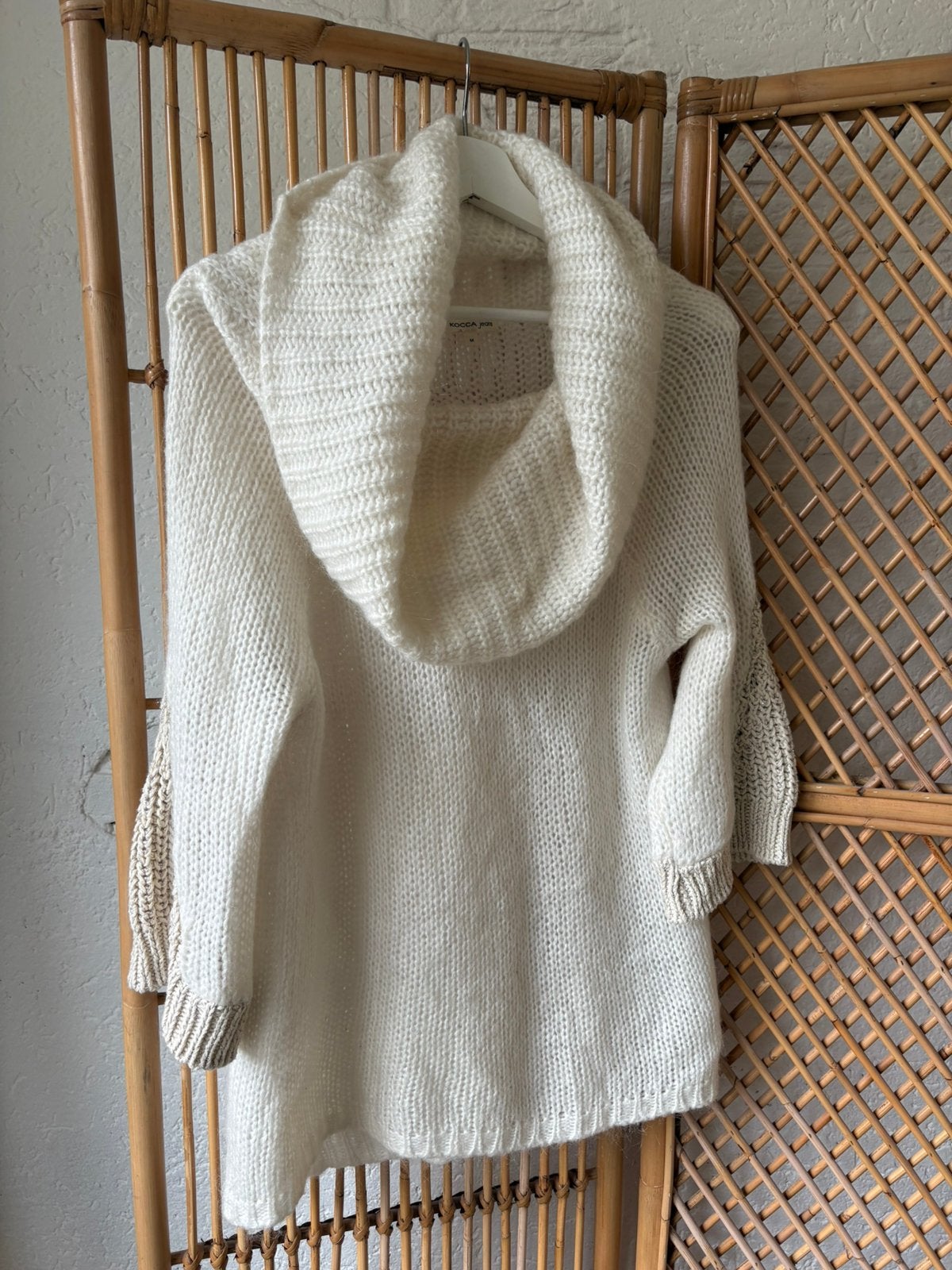 Kocca mohair wollen trui wit M, Ophalen of Verzenden, Zo goed als nieuw, Maat 38/40 (M), Wit