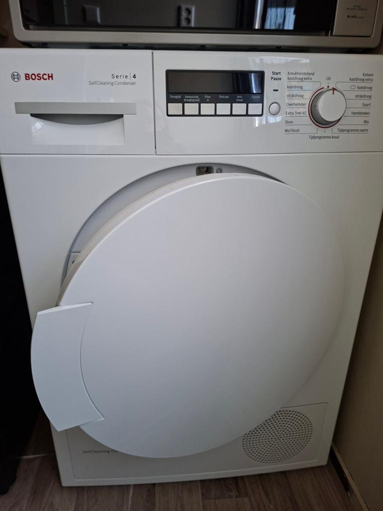 Wasdroger Bosch, Witgoed en Apparatuur, Wasdrogers, Ophalen, 6 tot 8 kg, Gebruikt, Voorlader