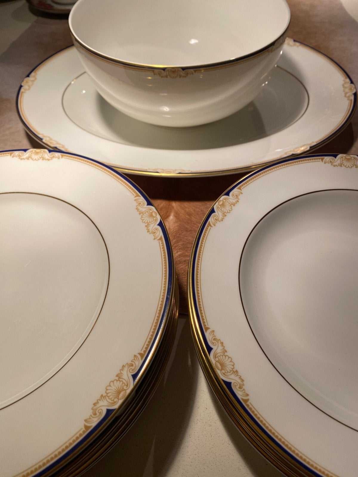 Wedgwood Cavendish servies, Ophalen, Klassiek, Zo goed als nieuw, Bord(en)