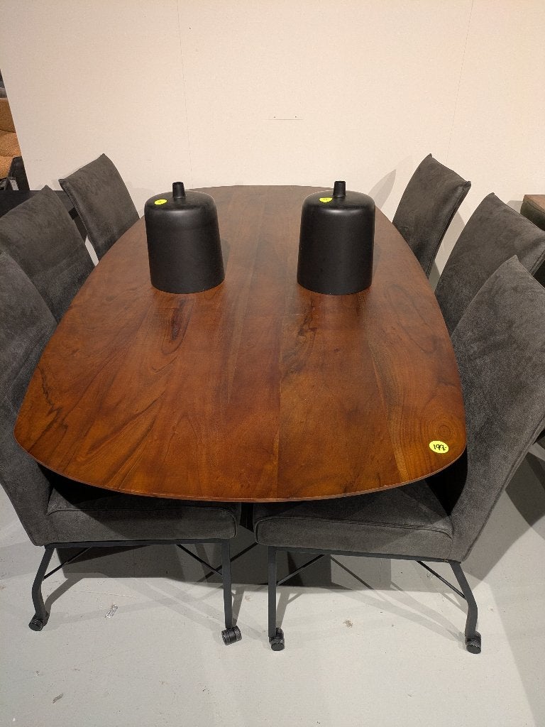 SHOWROOM EETTAFELS STERK AFGEPRIJSD, Huis en Inrichting, Tafels | Eettafels, Ophalen, MODERN, Overige materialen, 50 tot 100 cm