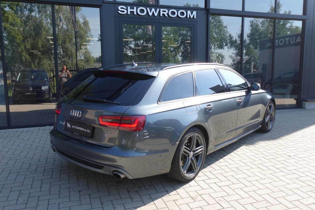 Audi A6 Avant 3.0 TFSI quattro Pro S-LINE KEYLESS HUD CAM, Automaat, Lichtsensor, Gebruikt, Zwart