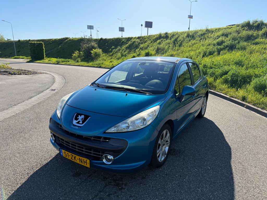 Peugeot 207 1.6 VTI 16V 5DR 2008 Blauw Nw APK, Auto's, Peugeot, Voorwielaandrijving, Zwart, 4 cilinders, Blauw