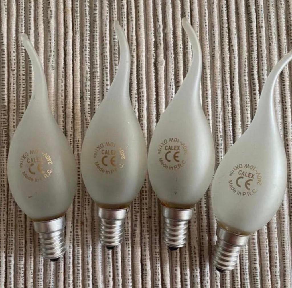 Calex Gloeilampjes Kaarsmodel E14 10W - 4 Stuks, Ophalen of Verzenden, Zo goed als nieuw