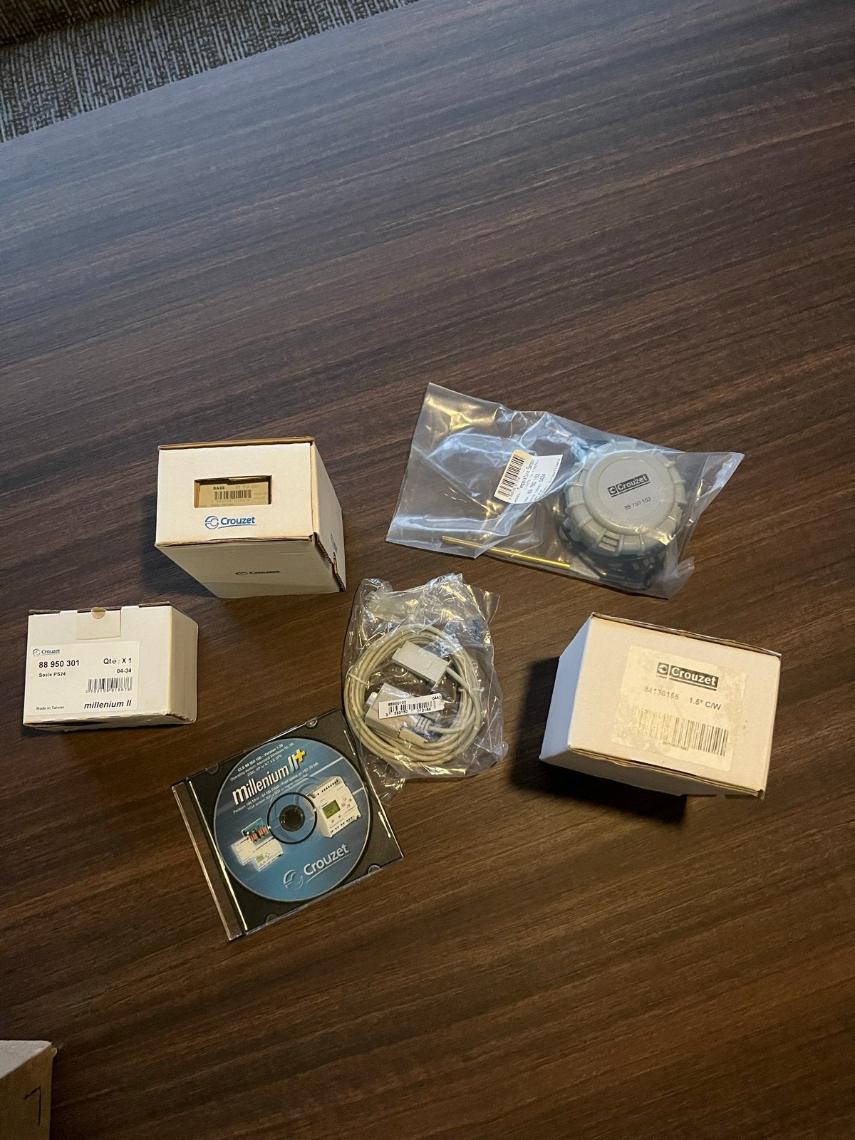 Crouzet Millennium II pakket met temp voeler en SSR, Ophalen of Verzenden