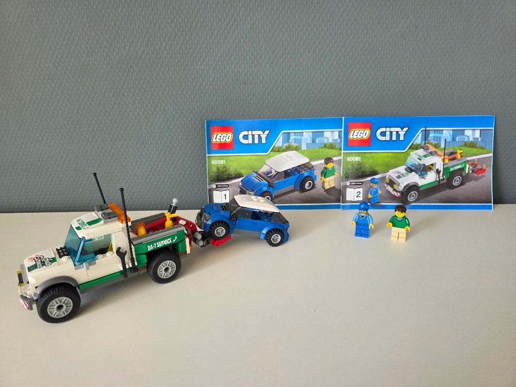 Lego 60081 Pick-Up sleepwagen, Kinderen en Baby's, Speelgoed | Duplo en Lego, City, Lego, Ophalen of Verzenden, Zo goed als nieuw