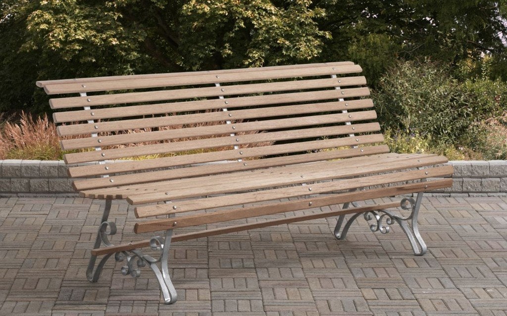 Tuinbank lattenbank hard hout 120 en180cm Omabank tuin bank, Verzenden, Nieuw