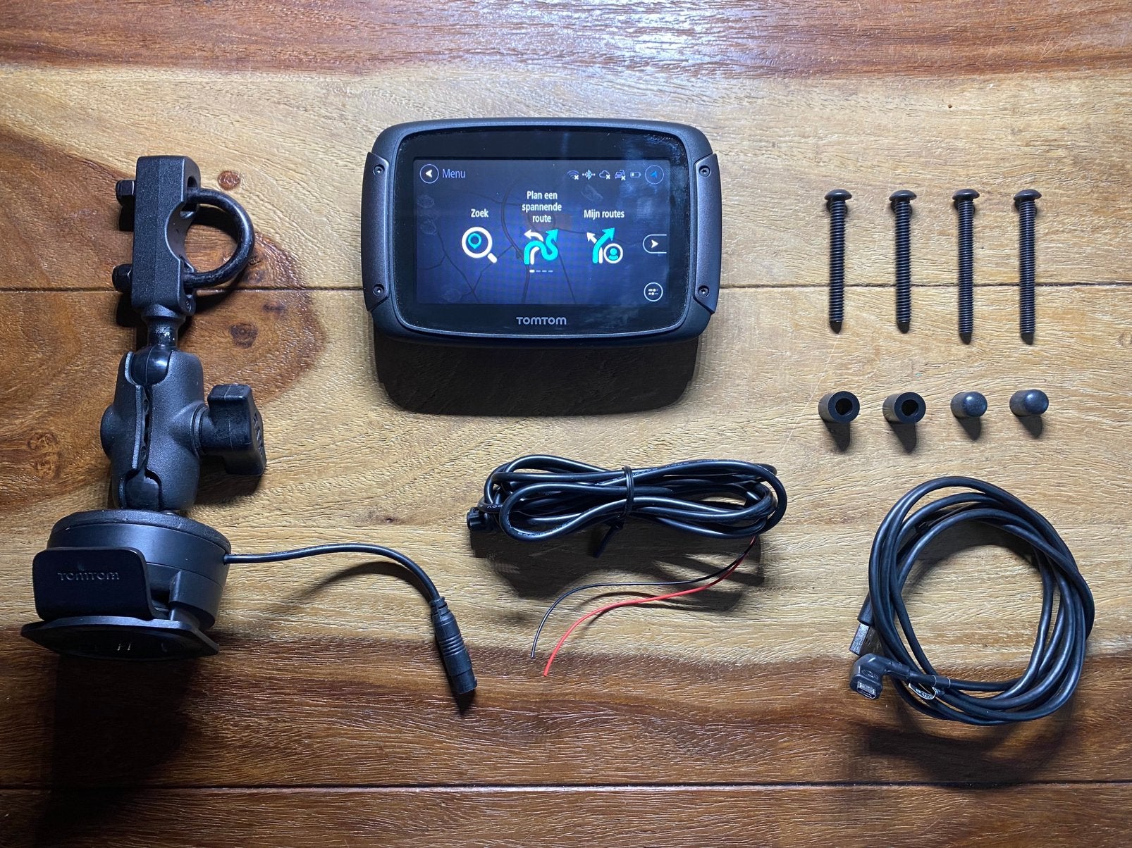 TomTom Rider 500 Compleet om gelijk te monteren, Ophalen of Verzenden, Zo goed als nieuw
