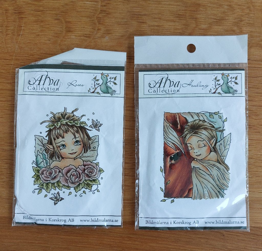 Twee Bildmalarna stempels, Ophalen of Verzenden, Zo goed als nieuw, EZ-mounted stempel
